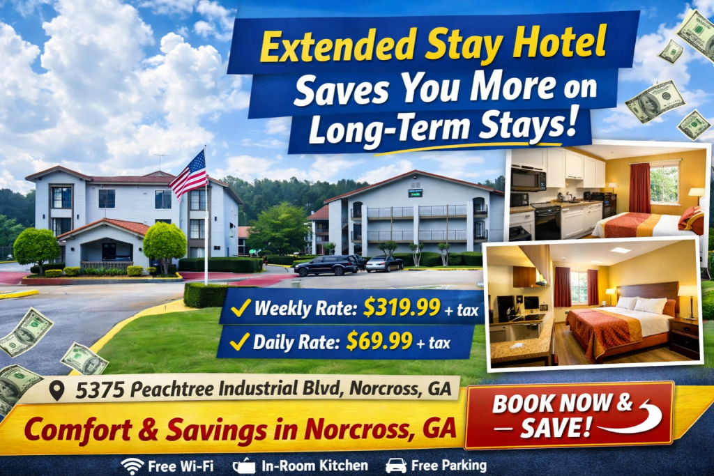 Extended Stay Hotel Saves You More on Long-Term Stays